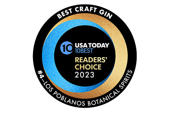 USA Today Readers' Choice Voted #4 Best Craft Gin 2023