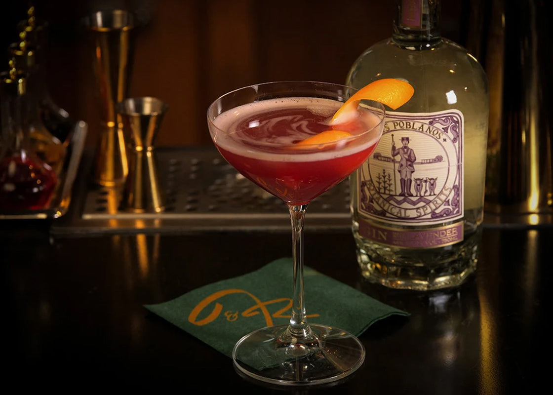 Lavender Gin Cosmo on the Town & Ranch Bar